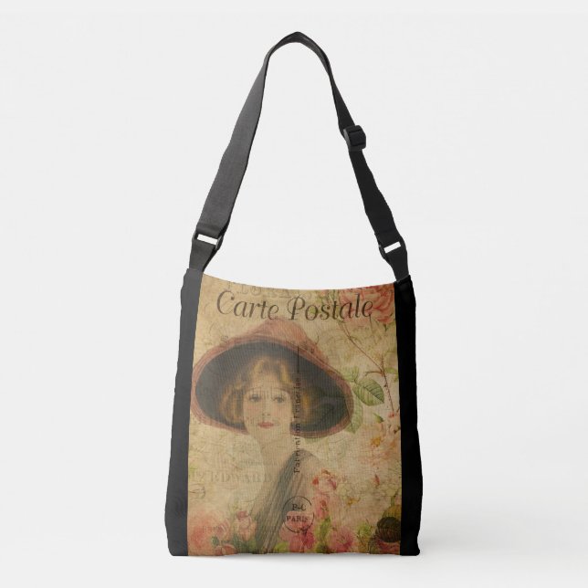 Ajustable Dame Victorienne À Paris Sac fourre-tout Design (Devant)