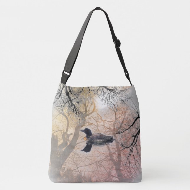 Ajustable Dingue noir et blanc sur un abrégé sur sac de (Dos)