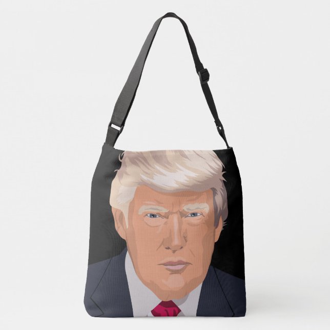 AJUSTABLE DONALD TRUMP CROSS CORPS DESIGNER SAC PURSE (Dos)