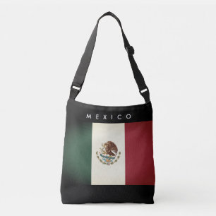 Ajustable Drapeau noir vintage Mexique sac de carrosserie pe