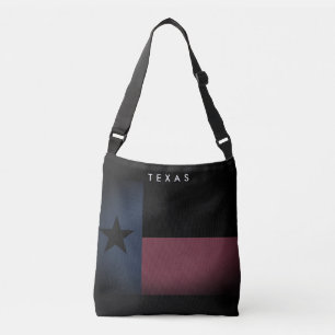 Ajustable Drapeau noir vintage Texas sac de carrosserie pers