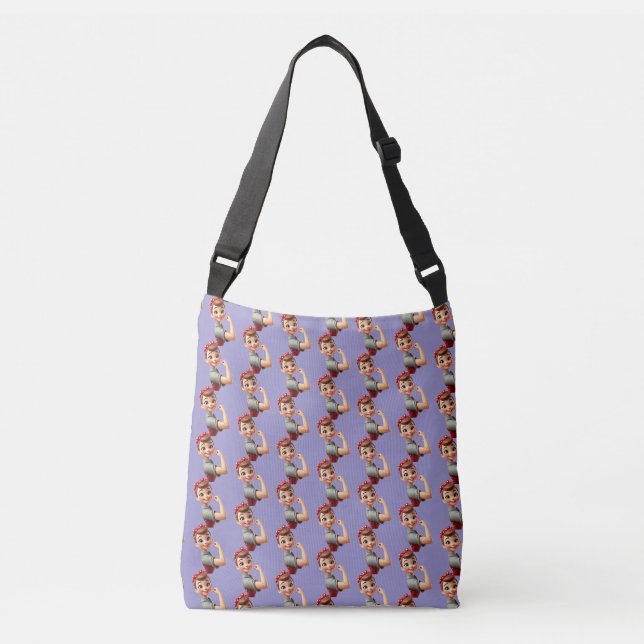 Ajustable Feminist Rosie le sac inspiré par le Riveter (Devant)