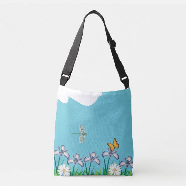 Ajustable fleur papillon nuageux Sac de carrosserie (Devant)