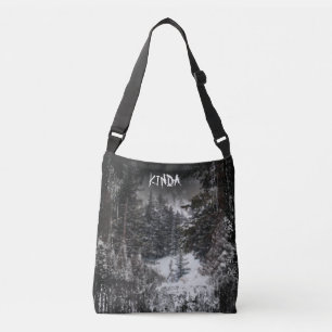 Ajustable Forêt foncée Sac fourre-tout de la forêt de neig