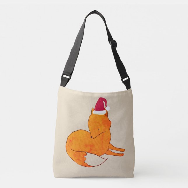 Ajustable Fox New Year Custom All-Over-Print Cross Body sac (Devant)
