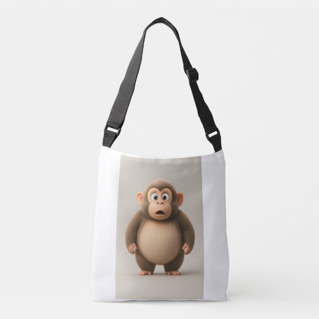 Ajustable Funny Monkey Sac fourre-tout (Devant)