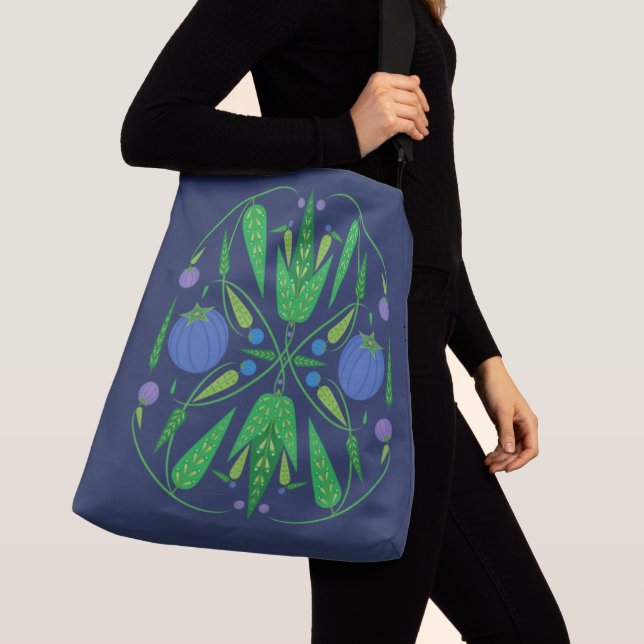 Ajustable Gardien Du Sac Crossbody De Bleues (De près)