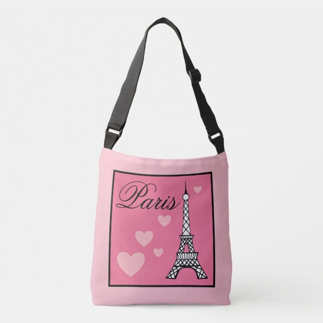 Ajustable Grand Sac Eiffel Tower Paris (Devant)