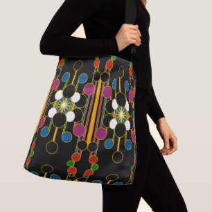Ajustable Grand sac fourre-tout #4 géométrique moderne