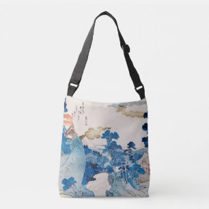 Ajustable Graphiques d'encre Asiatique Paysage Sac de carros