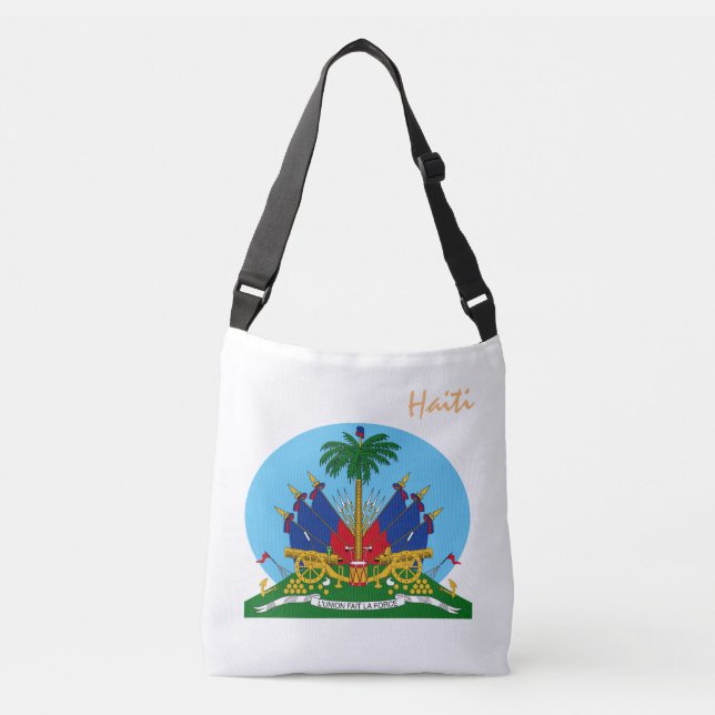 Ajustable Haïti sac & drapeau haïtien mode / vacances (Devant)