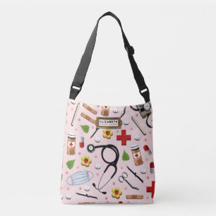 Ajustable Infirmière Idée Cadeau Personnalisé Sac Crossbody