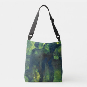 Ajustable Jaded Lover 1 Deep Green Sac fourre-tout Abstrait
