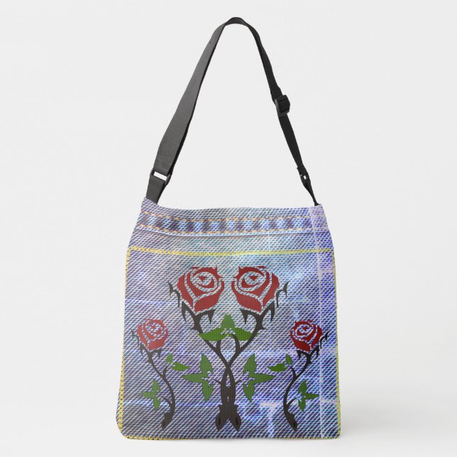 Ajustable Jeans Sporty Look Sac fourre-tout tout-en-long (Dos)