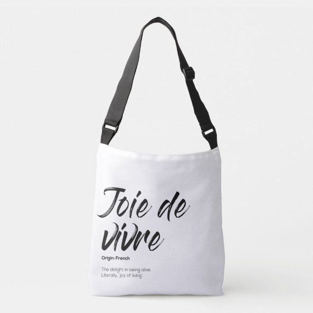 Ajustable Joie de vivre - Sac fourre-tout (Devant)