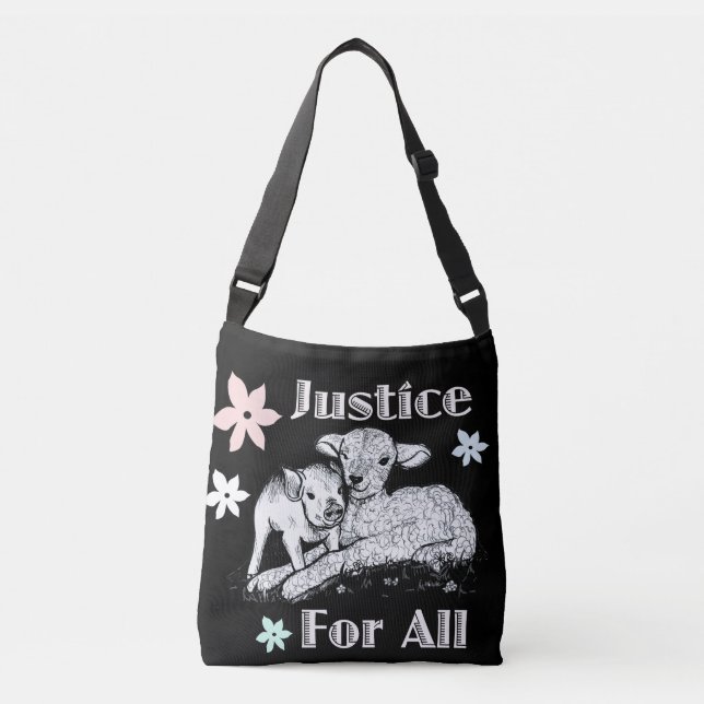 Ajustable Justice pour tout le sac de droits des animaux (Devant)
