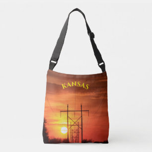 Ajustable Kansas Sunset avec lignes électriques Sac commerci