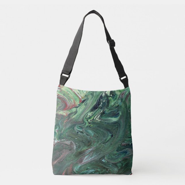 Ajustable Katmandu 3 Sac fourre-tout Abstrait vert et fascin (Devant)