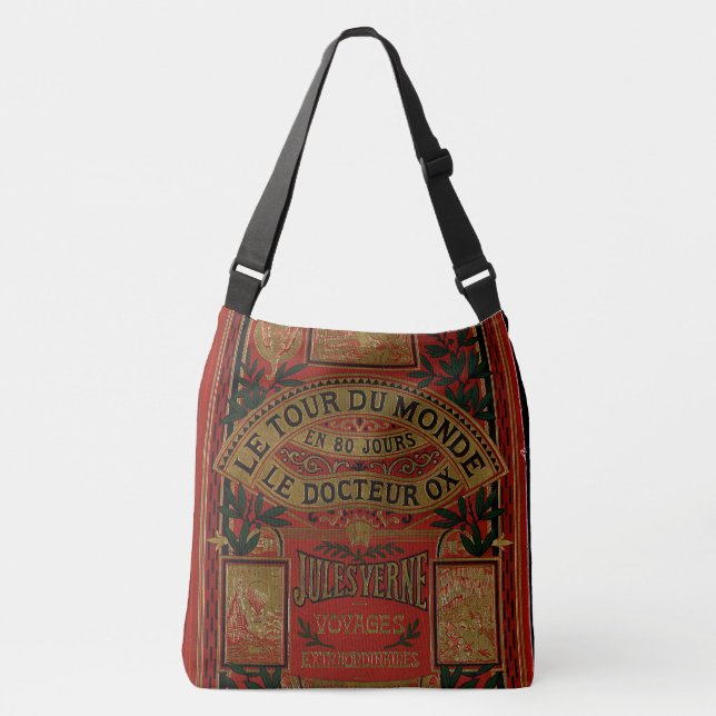 Ajustable La couverture de livre rustique met en sac Jules (Devant)