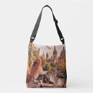 Ajustable La Petite Fille Voyageuse Oxford Spires Sac Bandou
