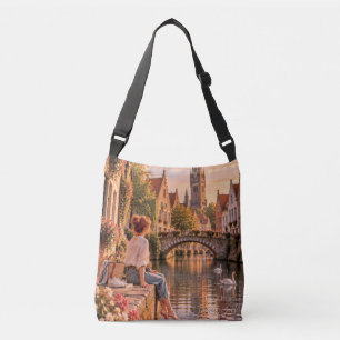 Ajustable La Petite Fille Voyageuse Sac Bandoulière Conte de