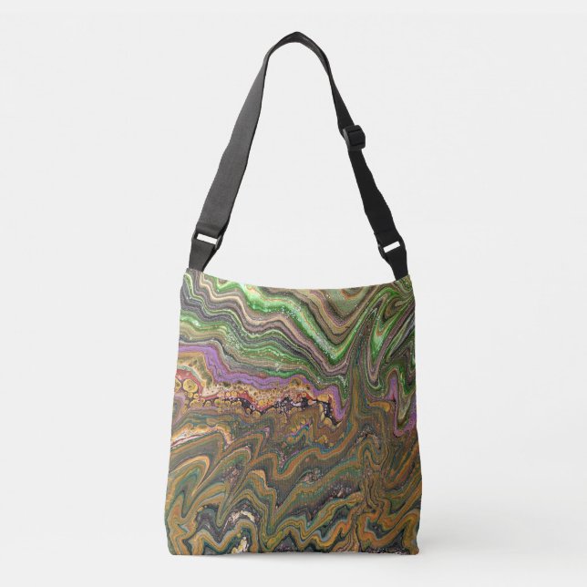 Ajustable La Strada 1 Wild Green Gold Sac fourre-tout Abstra (Devant)
