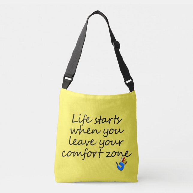 Ajustable la vie commence ... sac carrosserie (Devant)