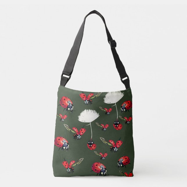 Ajustable Ladybirds Bureaux dessin mignon Sac de carrosserie (Devant)