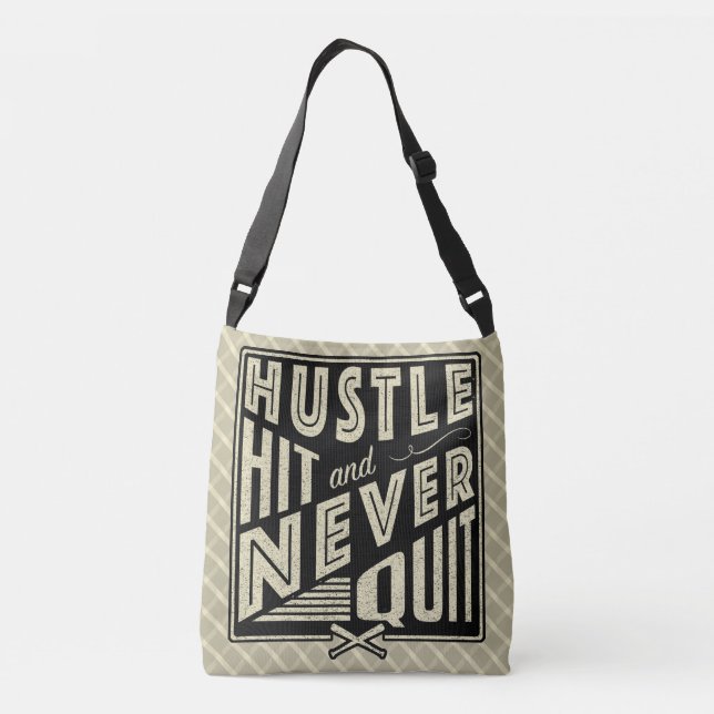 Ajustable Le Baseball Hustle Frapper Jamais Quitter Le Sac (Dos)