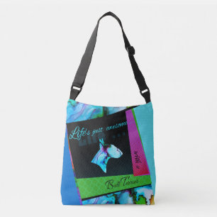 Ajustable Le sac coloré la "vie de bull-terrier est