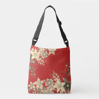 Ajustable Le sac mortuaire croisé, classique a fleuri la
