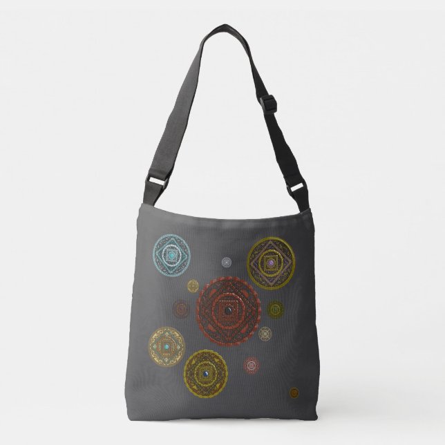 Ajustable Le sac Zodiac All-Over-Print (Devant)