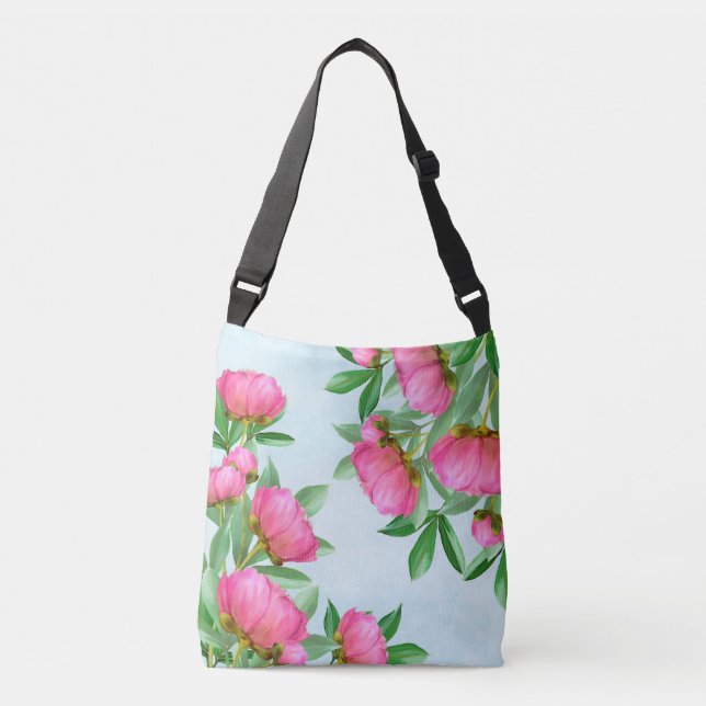 Ajustable Les pivoines en sac rose (Devant)
