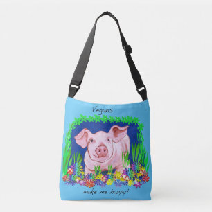 Ajustable Les végétaliens me rendent heureux ! Sac mignon