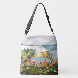 Ajustable L'île de Bermudes fleurit le sac fourre-tout à