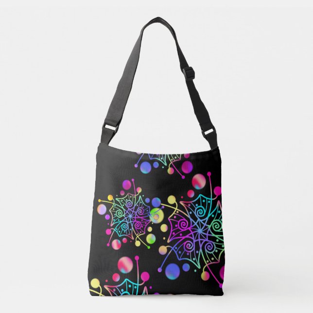 Ajustable Mandala Flower Power Galaxy Bright Star Sac (Devant)