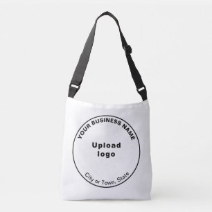 Ajustable Marque d'entreprise de forme ronde sur sac bandoul