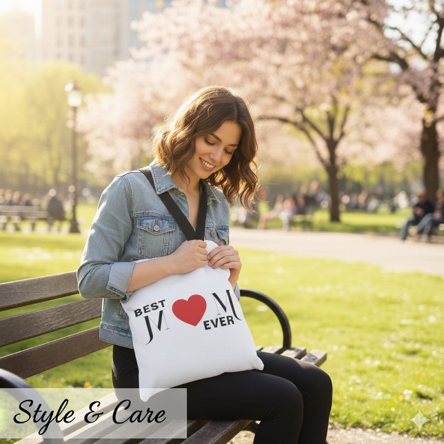 Ajustable Meilleur sac de carrosserie MOM - Cadeau qu’elle a (Best MOM Ever Crossbody Bag – Gift She’ll Love)