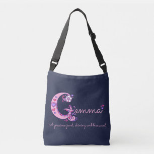 Ajustable Nom de Gemma et signification du sac de monogramme