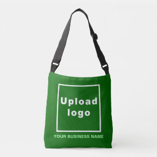 Ajustable Nom de l'entreprise et logo sur le sac croisé vert