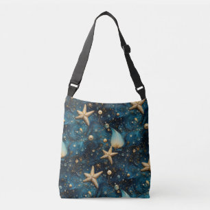 Ajustable Ocean Starfish Motif Sac transversal