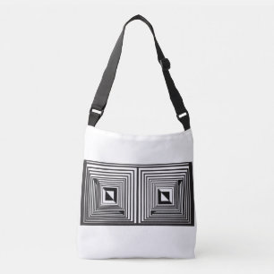 Ajustable Optique via Formes Sac Crossbody