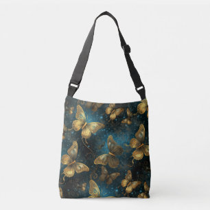 Ajustable Papillons d'or Sac fourre-tout du corps