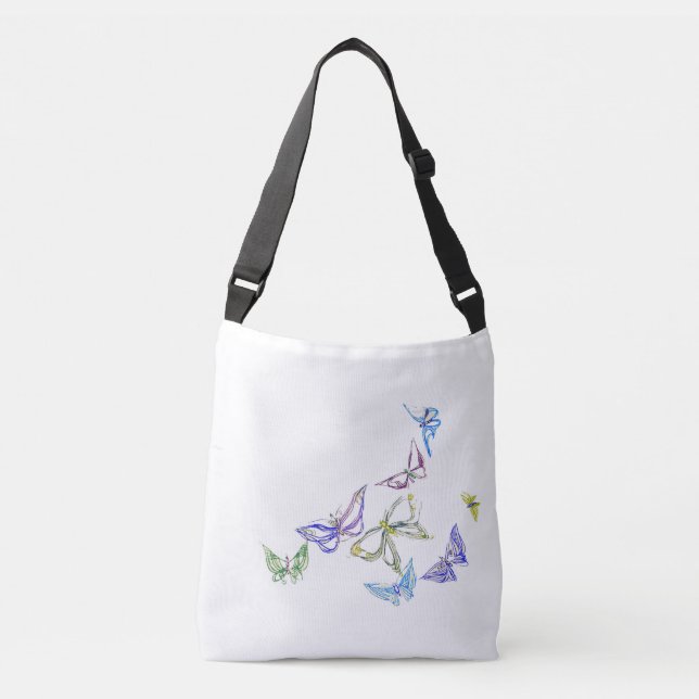 Ajustable Papillons Sac carrossable (Devant)