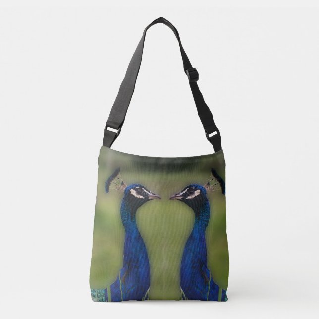 Ajustable Peacock Photo personnalisé tout-sur-impression sac (Devant)