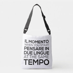Ajustable Penser en italien - Sac fourre-tout