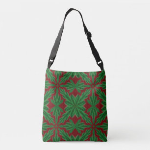 Ajustable Pine Mandala Garnet Sac Crossbody (2 Tailles)