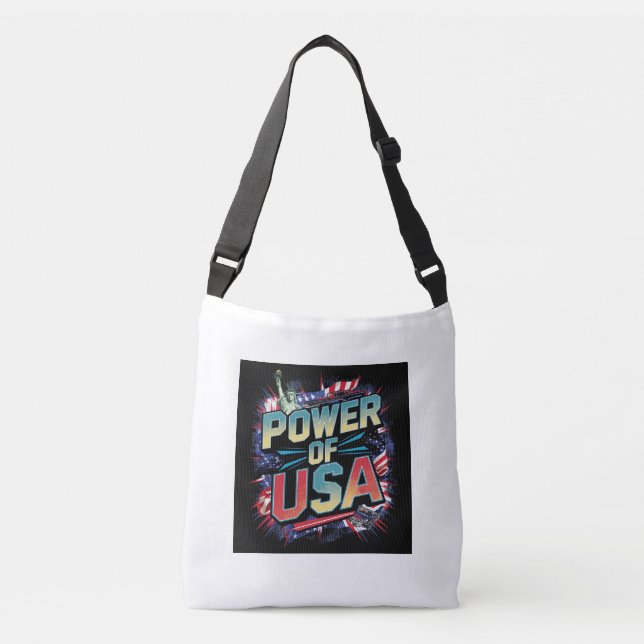 Ajustable Power of USA Sac fourre-tout - Conception patrioti (Devant)