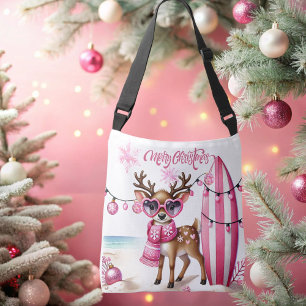 Ajustable Rinder rose avec lunettes de soleil Sac fourre-tou