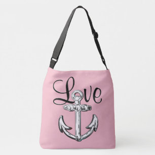Ajustable Rose nautique de sac d'épaule de plage d'amour